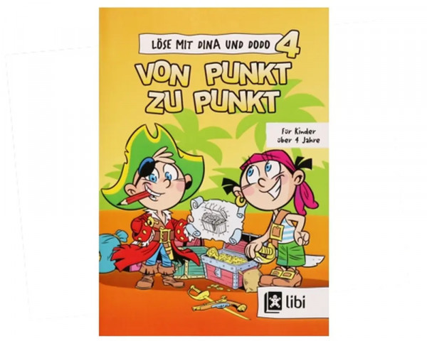 Libi Rätselbuch DIN A6 - Von Punkt zu Punkt