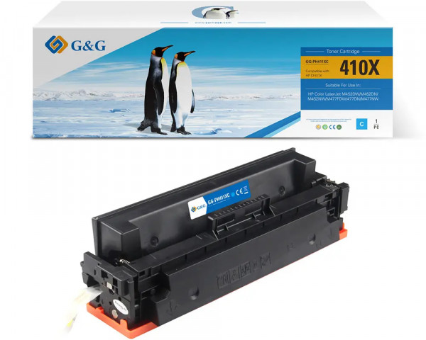 Business-Toner ersetzt HP CF411A/ CF411X (HP 410X) Cyan