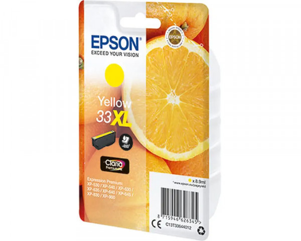 Original-Druckerpatrone Epson Nr.33XL (T3364) Yellow