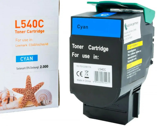Business-Toner ersetzt Lexmark C540H1CG Cyan