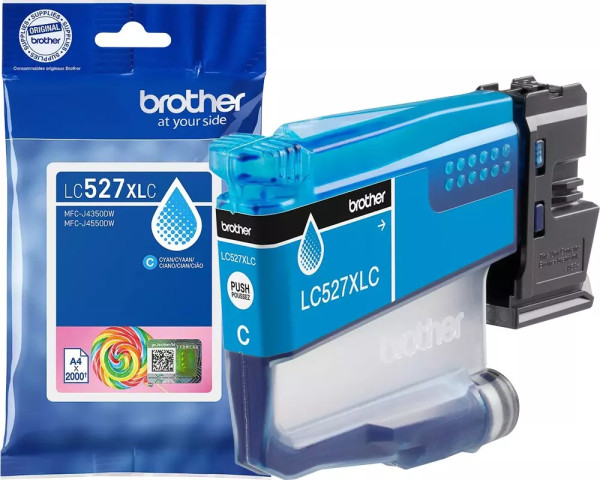 Brother LC527XL C Cyan Original-Druckerpatrone 2K
