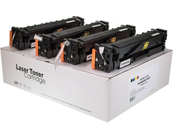Sparpaket 4 XL-Toner ersetzt HP 201X Serie BK/C/M/Y