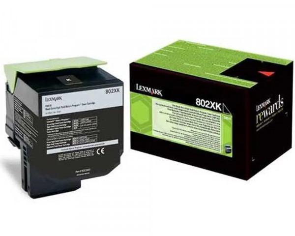 Original-Toner Lexmark 802XK (80C2XK0) Black
