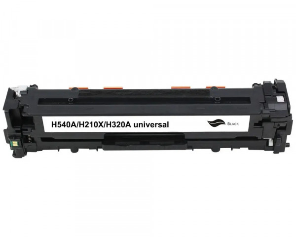 Universal-Toner ersetzt HP CB540A/ CE320A/ CF210A/ HP 125A/ 128A/ 131X/ Canon 716BK/ 731H Black