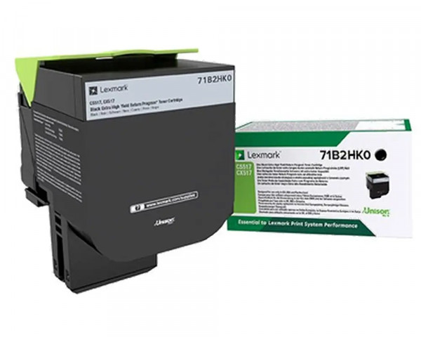 XL-Original-Toner Lexmark 71B2HK0 Black