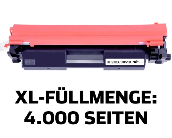 Kompatibler XL-Toner ersetzt Canon 051H Black - 4000 Seiten