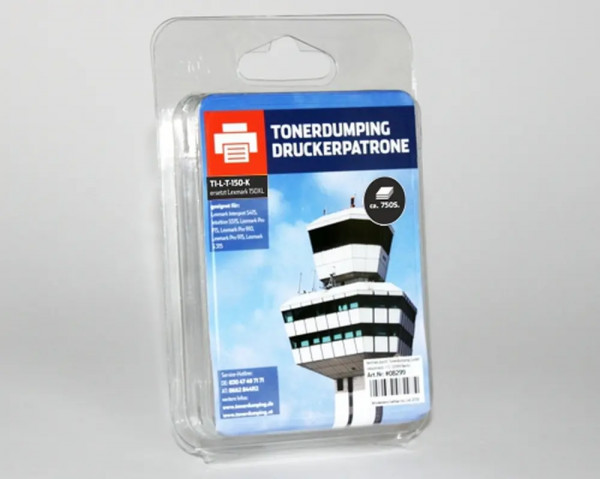 TONERDUMPING Druckerpatrone ersetzt Lexmark Nr.150XL Black
