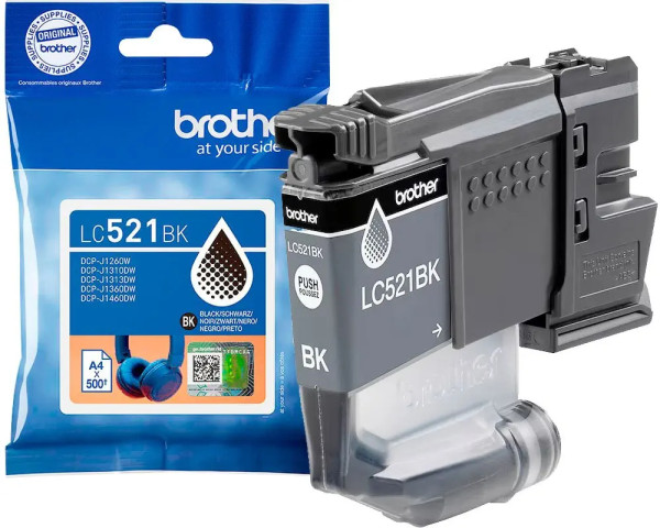 Brother LC521BK Black Original Druckerpatrone