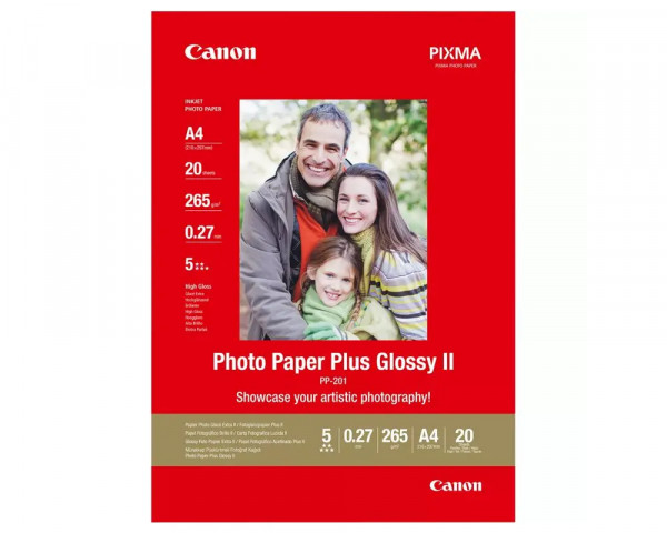 20 Blatt DIN A4 Canon Photo Paper Plus Glossy II