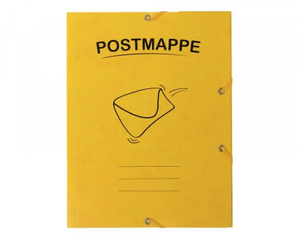 Postmappe in Gelb