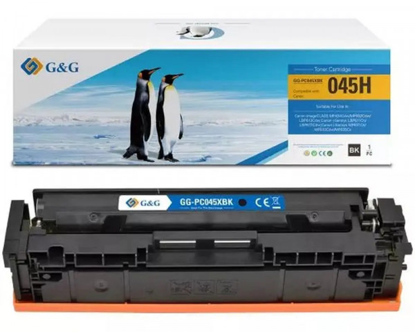 Kompatibler XL-Toner ersetzt Canon 045 H Black