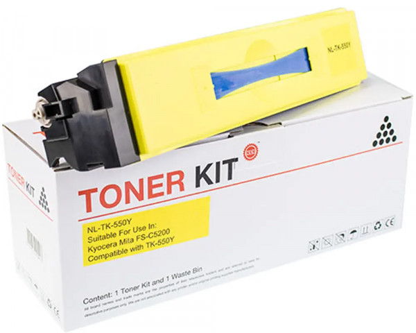 Business-Toner ersetzt Kyocera TK-550Y Yellow