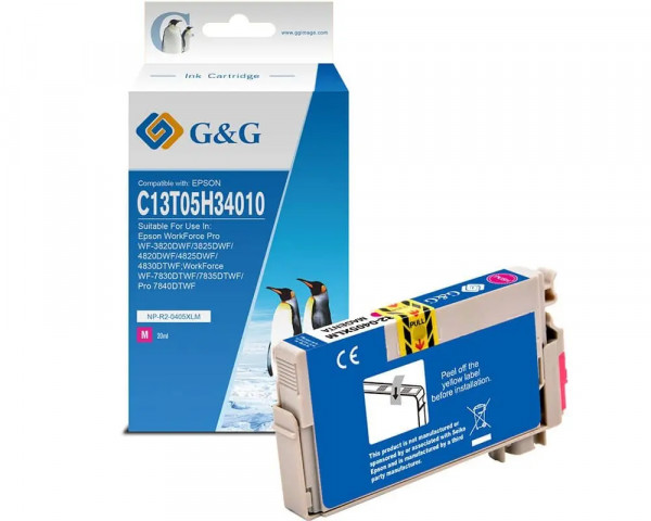G&G Druckerpatrone ersetzt Epson Nr.405XL Magenta