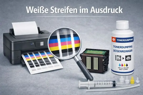 Weisse Streifen im Ausdruck