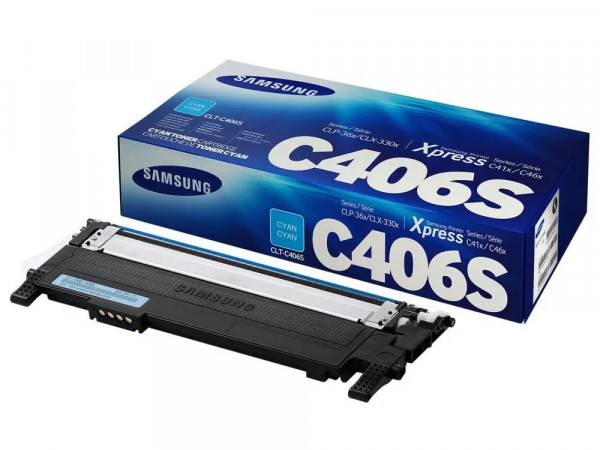 Original-Toner Samsung CLT-C406S/ELS Cyan