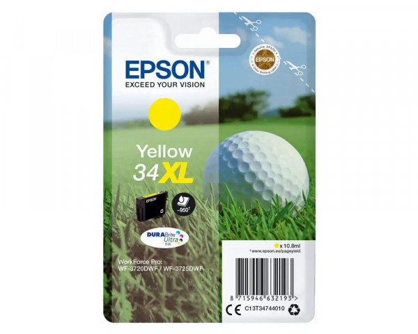 Original Druckerpatrone Epson Nr.34XL Yellow