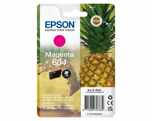 Original-Druckerpatrone Epson 604 Magenta/ C13T10G34010