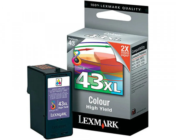 Original Druckerpatrone Lexmark Nr.43XL Color