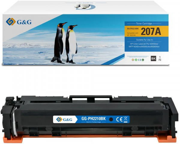 G&G Rebuilt-Toner ersetzt HP 207A/ W2210A Black