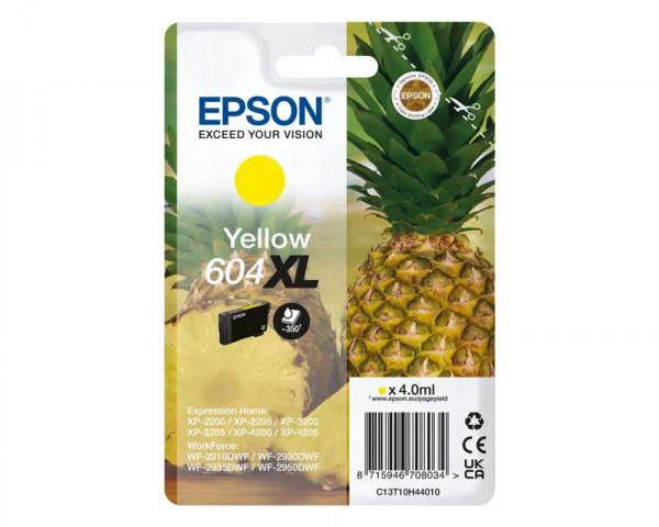 Original-Druckerpatrone Epson 604XL Yellow/ C13T10H44010