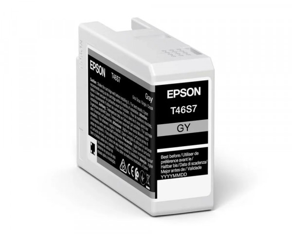 Original-Druckerpatrone Epson T46S7 GY Grey