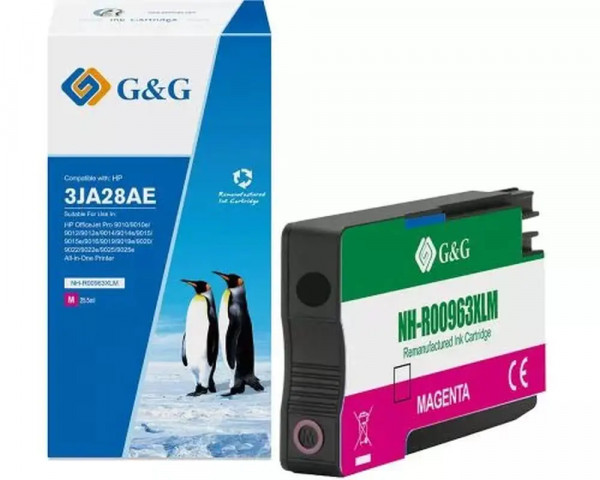 G&G-Druckerpatrone ersetzt HP Nr.963XL Magenta