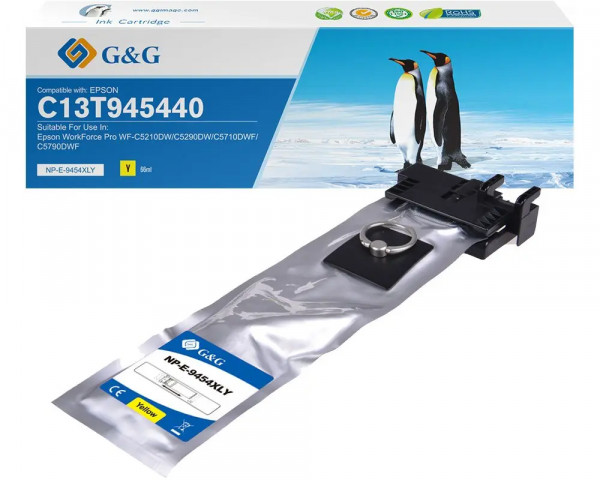 G&G Tintenpatrone ersetzt Epson T9454 Yellow