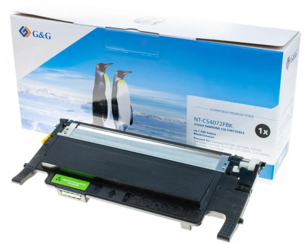 Kompatibler-Toner ersetzt Samsung CLT-K4072S/ELS Black