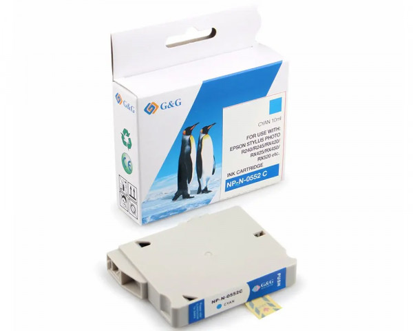 G&G Druckerpatrone ersetzt Epson T0552 Cyan