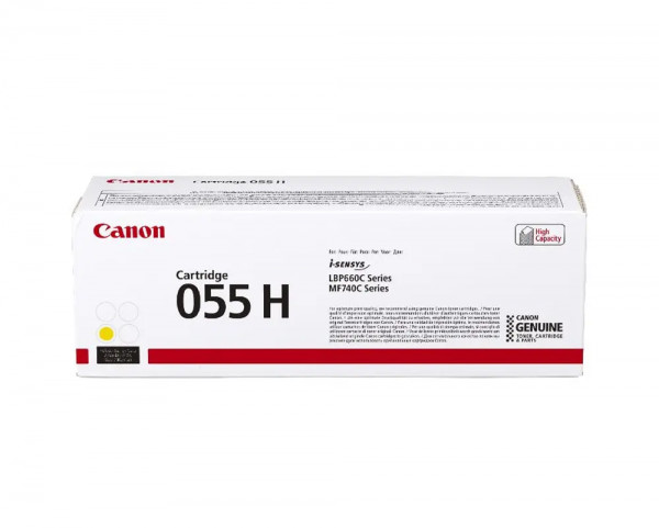 Original-Toner Canon Cartridge 055 H Yellow