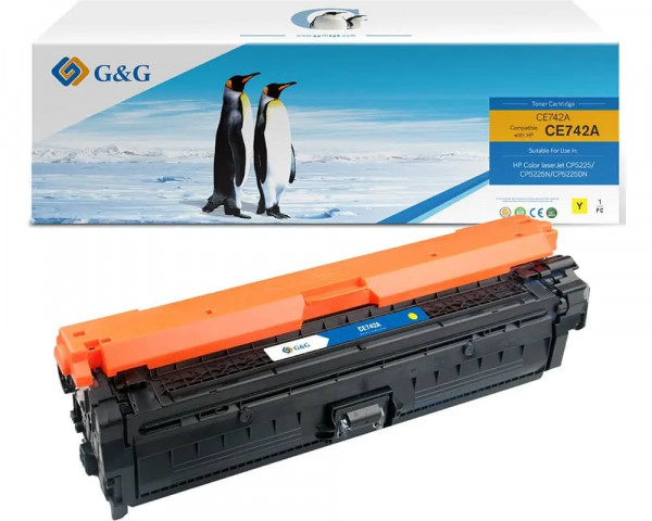 Business-Toner ersetzt HP CE742A/ 307A Yellow