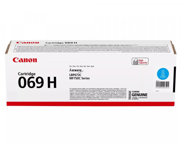 Original XL-Toner Canon Cartridge 069H Cyan