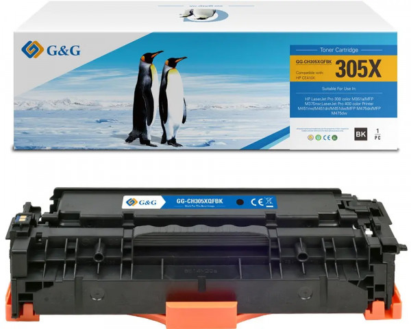 Economy-Toner ersetzt HP CE410X (Nr.305X) Black