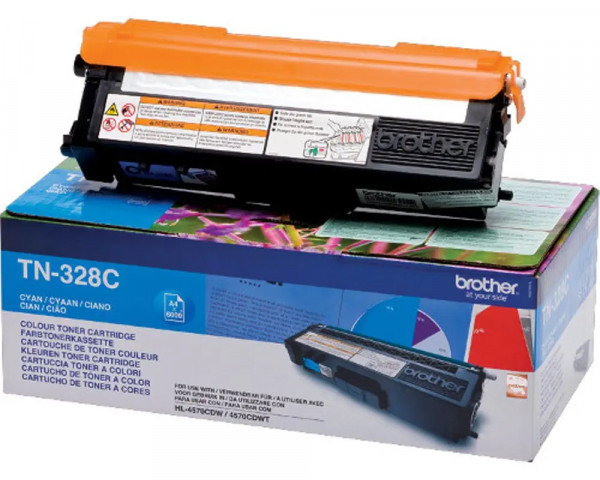 Original-Toner Brother TN-328C Cyan