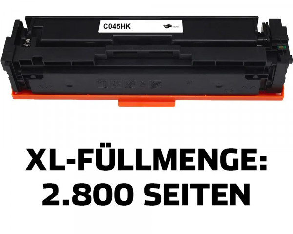Kompatibler XL-Toner ersetzt Canon 045 H Black
