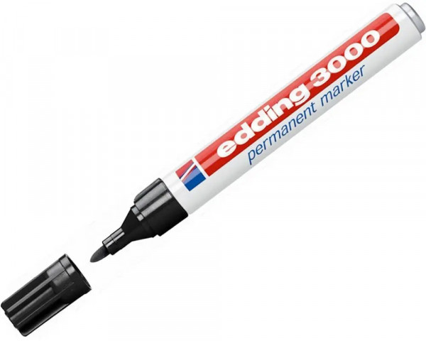 EDDING 3000 Permanentmarker in Schwarz