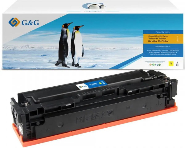 Kompatibler XL-Toner ersetzt Canon Cartridge 054 H Yellow