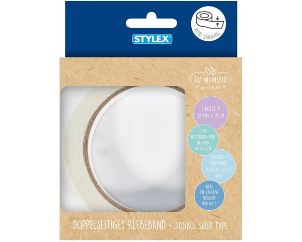 Stylex doppelseitiges Klebeband 12mm x 20m