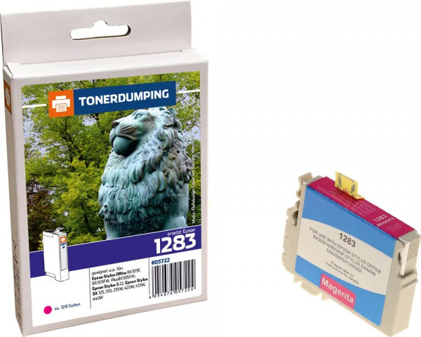 TONERDUMPING Druckerpatrone ersetzt Epson T1283 Magenta
