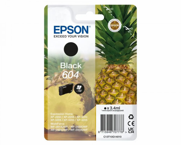 Original-Druckerpatrone Epson 604 Black/ C13T10G14010