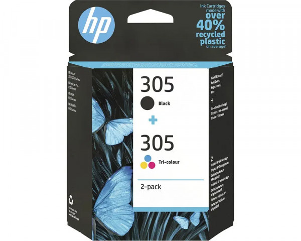 Original-Multipack HP Nr.305/ 6ZD17AE Black+Color