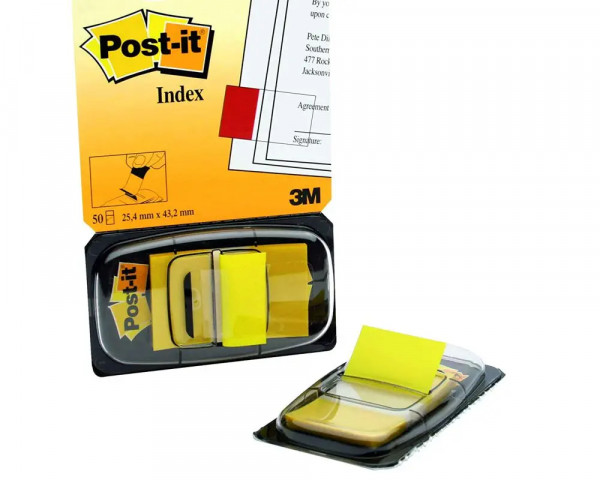 Index 3M Post-it in Gelb