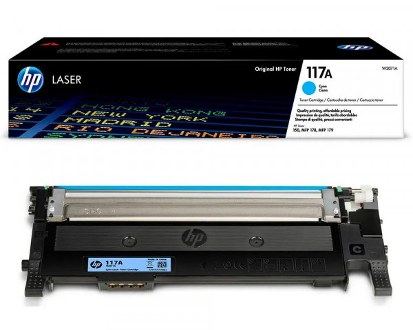 Original-Toner HP W2071A (117A) Cyan