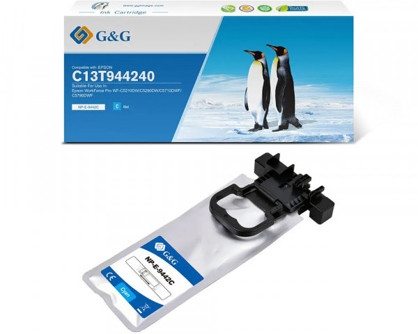 G&G Tintenpatrone ersetzt Epson T9442 Cyan
