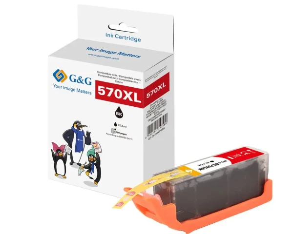 Kompatible Druckerpatrone ersetzt Canon PGI-570PGBK XL Schwarz