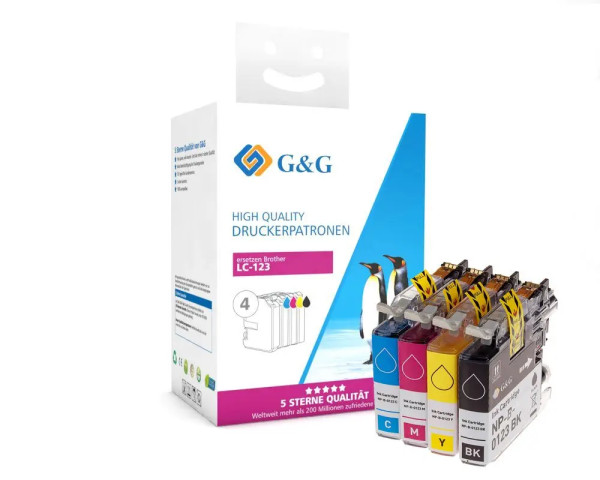 G&G Multipack ersetzt Brother LC-3217 Serie BK/C/M/Y