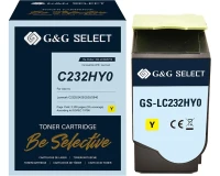 Rebuilt-Toner ersetzt Lexmark C232HY0 Yellow