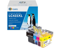 Multipack XL-Patronen kompatibel zu Brother LC-422XL VAL C/M/Y/BK