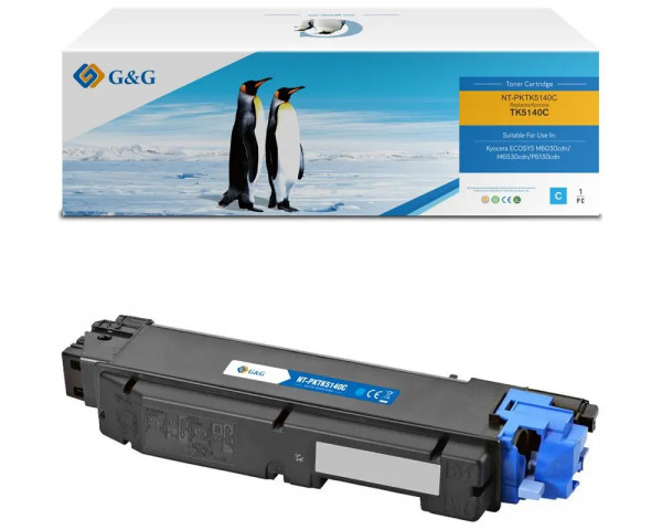 G&G Premium-Toner ersetzt Kyocera TK-5140C Cyan