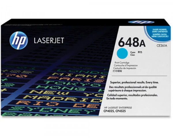 Original-Toner HP CE261A (648A) Cyan